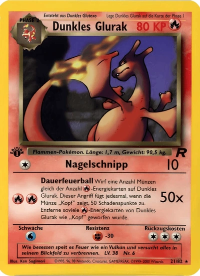 Dunkles Glurak