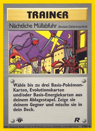 Nächtliche Müllabfuhr
