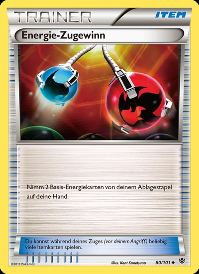 Energie-Zugewinn