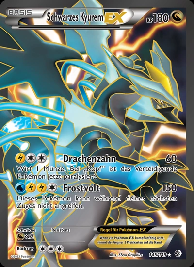 Schwarzes Kyurem-EX