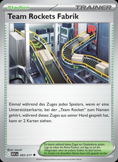 Team Rockets Fabrik