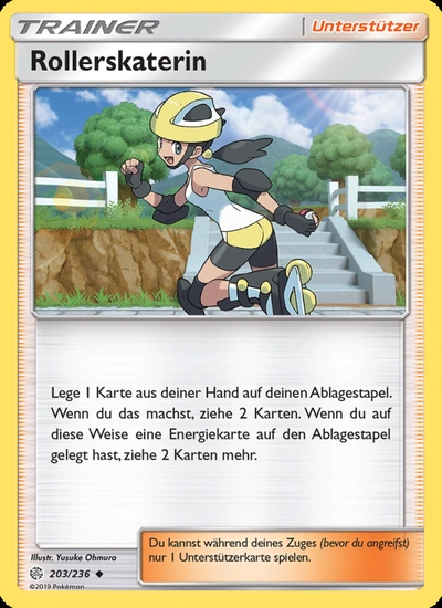 Rollerskaterin