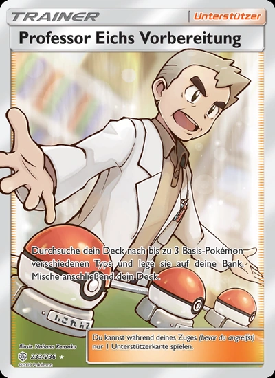 Professor Eichs Vorbereitung