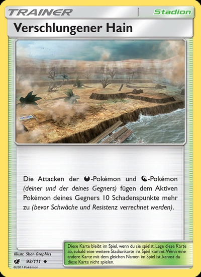 Verschlungener Hain