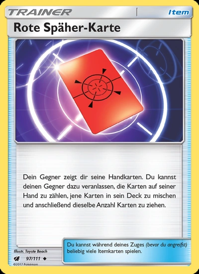 Rote Späher-Karte