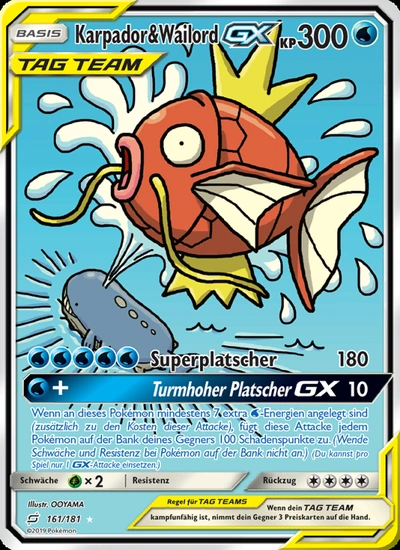 Karpador & Wailord GX