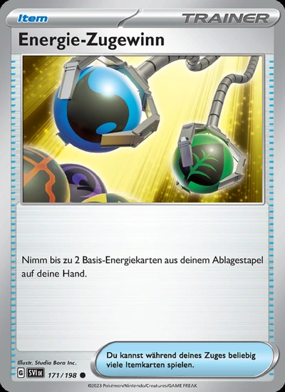 Energie-Zugewinn