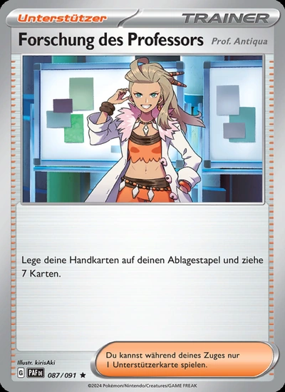 Forschung des Professors