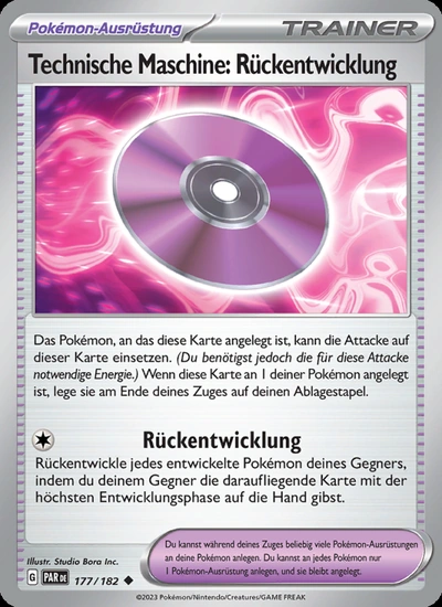 Technische Maschine: Rückentwicklung