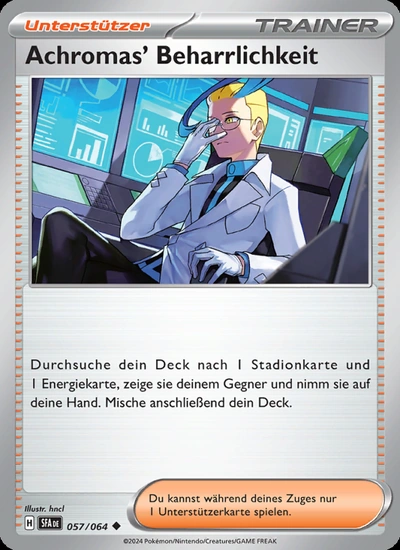 Achromas' Beharrlichkeit