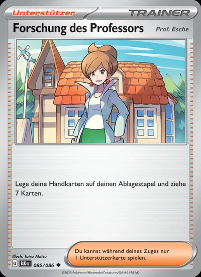 Forschung des Professors