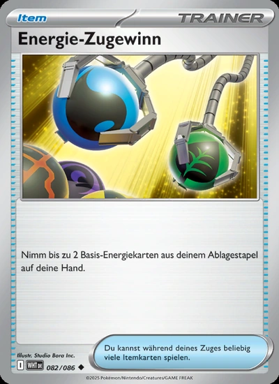 Energie-Zugewinn