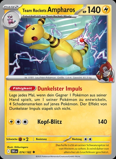 Team Rockets Ampharos