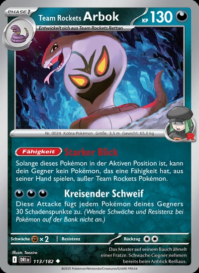 Team Rockets Arbok