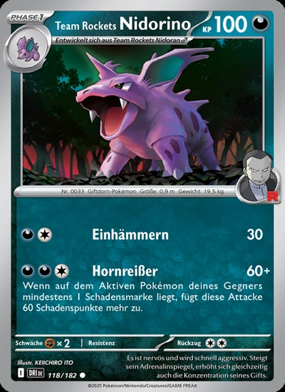 Team Rockets Nidorino