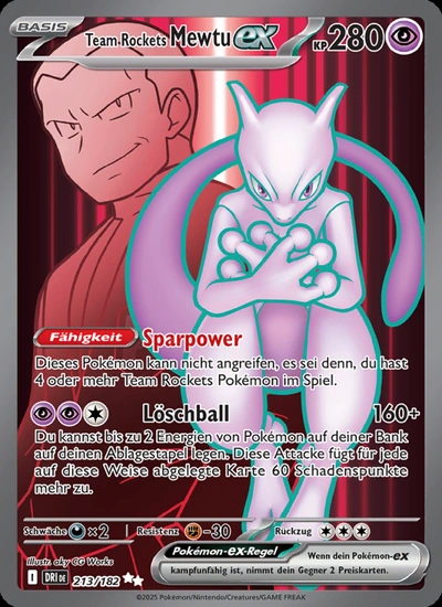 Team Rockets Mewtu-ex