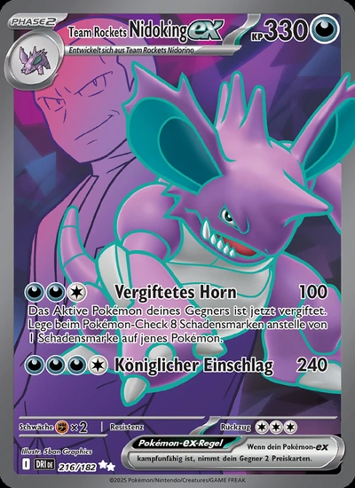Team Rockets Nidoking-ex