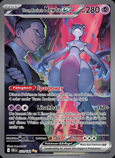 Team Rockets Mewtu-ex