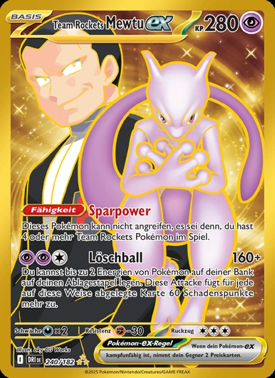 Team Rockets Mewtu-ex