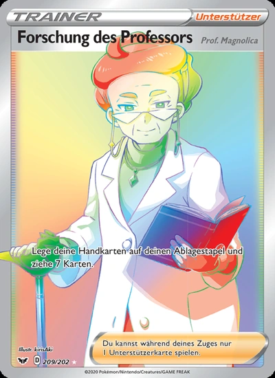 Forschung des Professors
