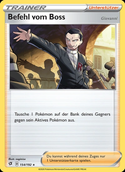 Befehl vom Boss