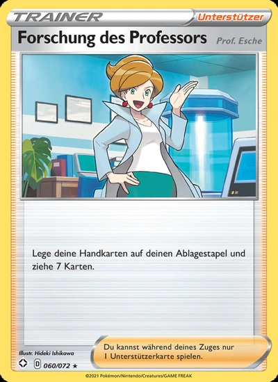 Forschung des Professors