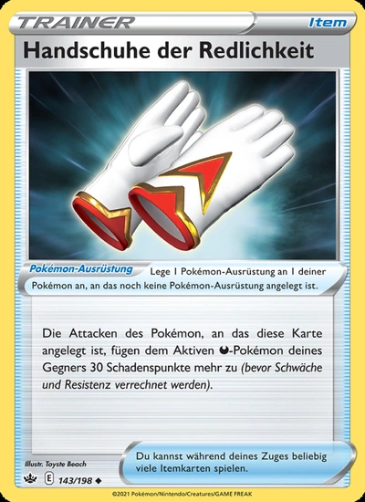 Handschuhe der Redlichkeit