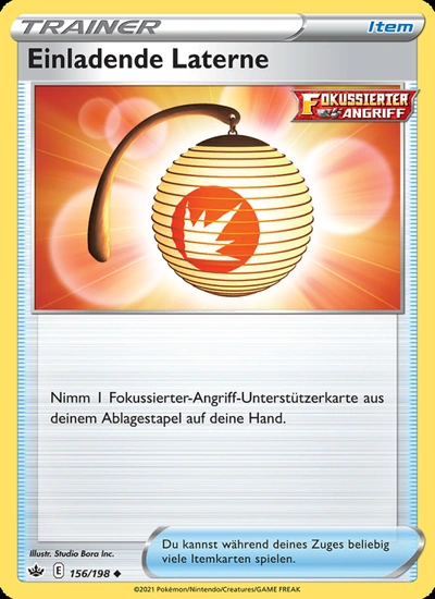 Einladende Laterne
