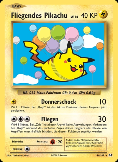 Fliegendes Pikachu