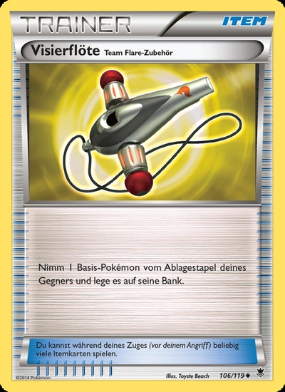 Visierflöte Team Flare-Zubehör