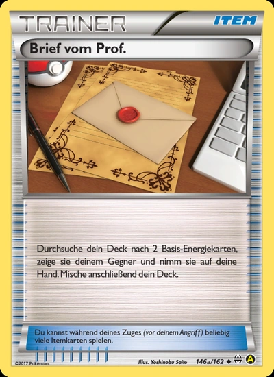 Brief vom Prof.
