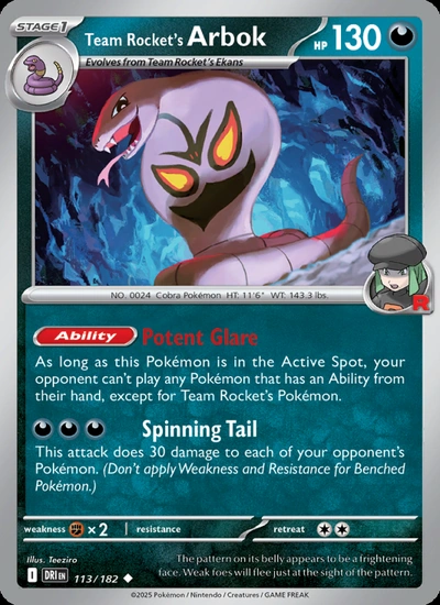 Team Rocket's Arbok
