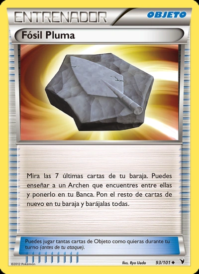 Fósil Pluma