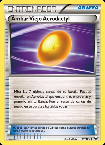 Ámbar Viejo Aerodactyl