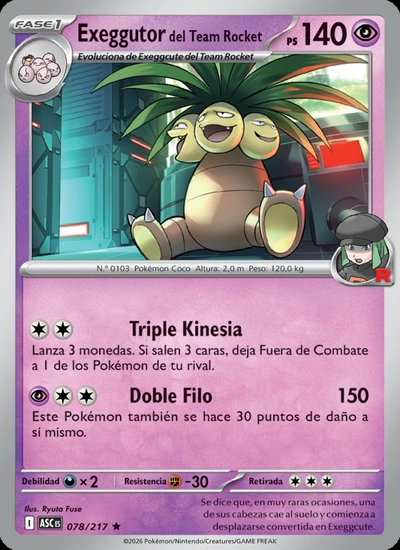 Exeggutor del Team Rocket