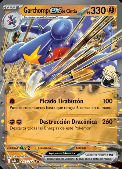Garchomp ex de Cintia