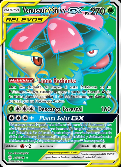 Venusaur y Snivy GX