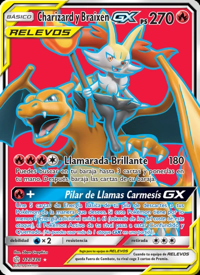 Charizard y Braixen GX
