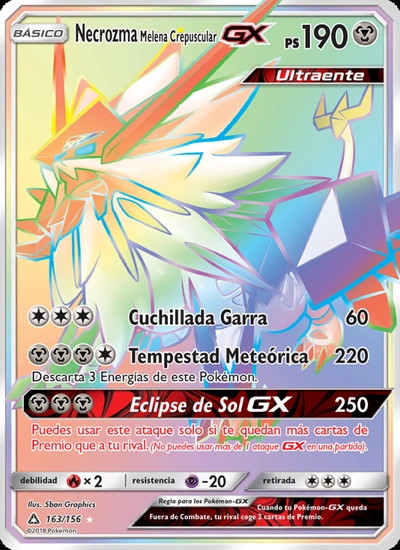 Necrozma Melena Crepuscular GX