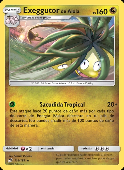Exeggutor de Alola