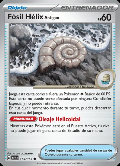 Fósil Hélix Antiguo