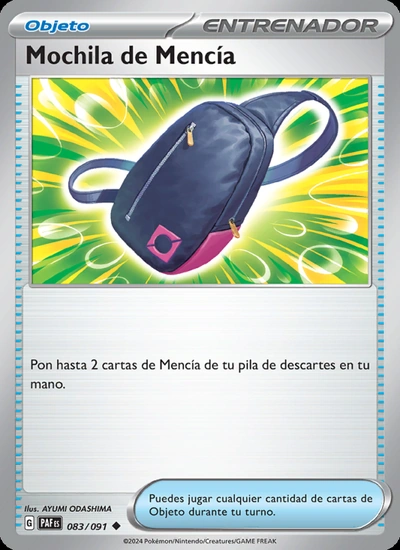 Mochila de Mencía