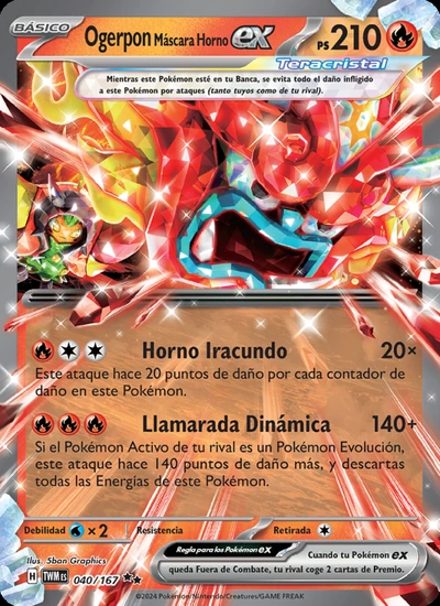 Ogerpon Máscara Horno ex