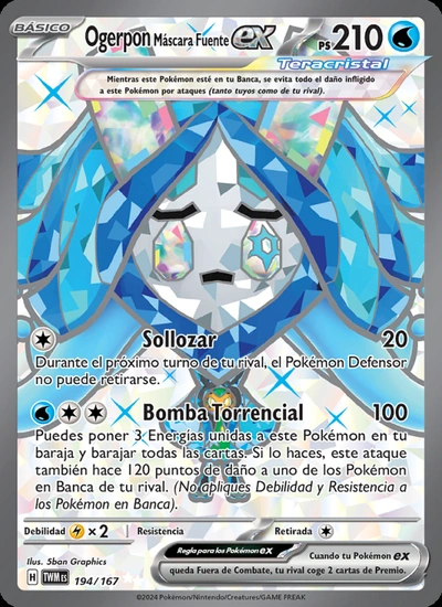 Ogerpon Máscara Fuente ex