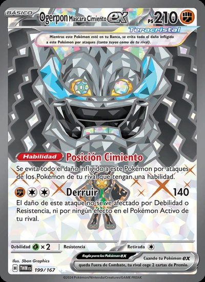 Ogerpon Máscara Cimiento ex
