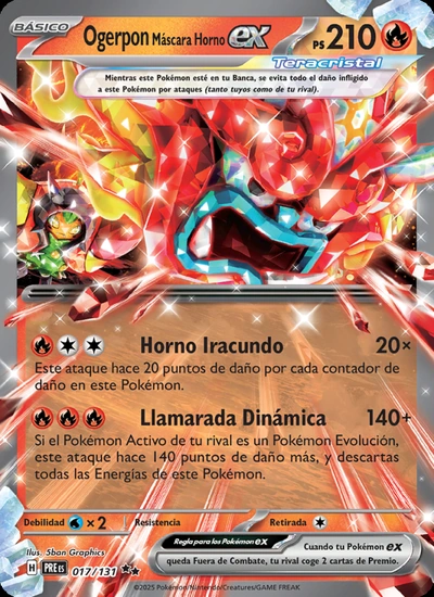 Ogerpon Máscara Horno ex