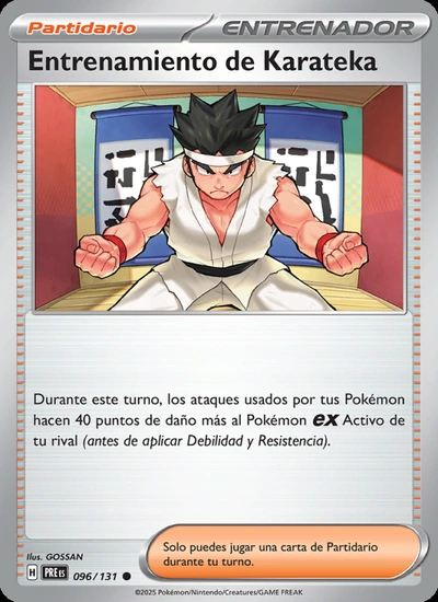 Entrenamiento de Karateka
