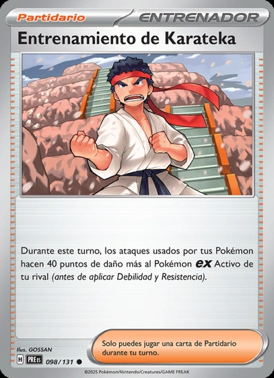 Entrenamiento de Karateka
