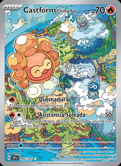 Castform Forma Sol