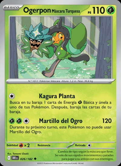 Ogerpon Máscara Turquesa